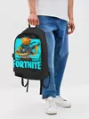 Рюкзак джинсовый / Fortnite
