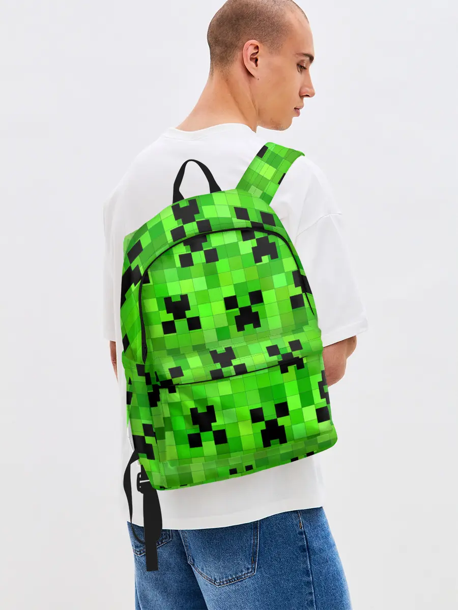 Рюкзак джинсовый / MINECRAFT | МАЙНКРАФТ