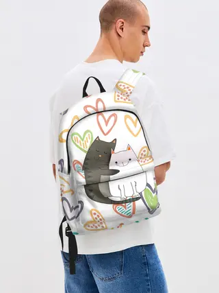 Рюкзак джинсовый / Сладкая парочка