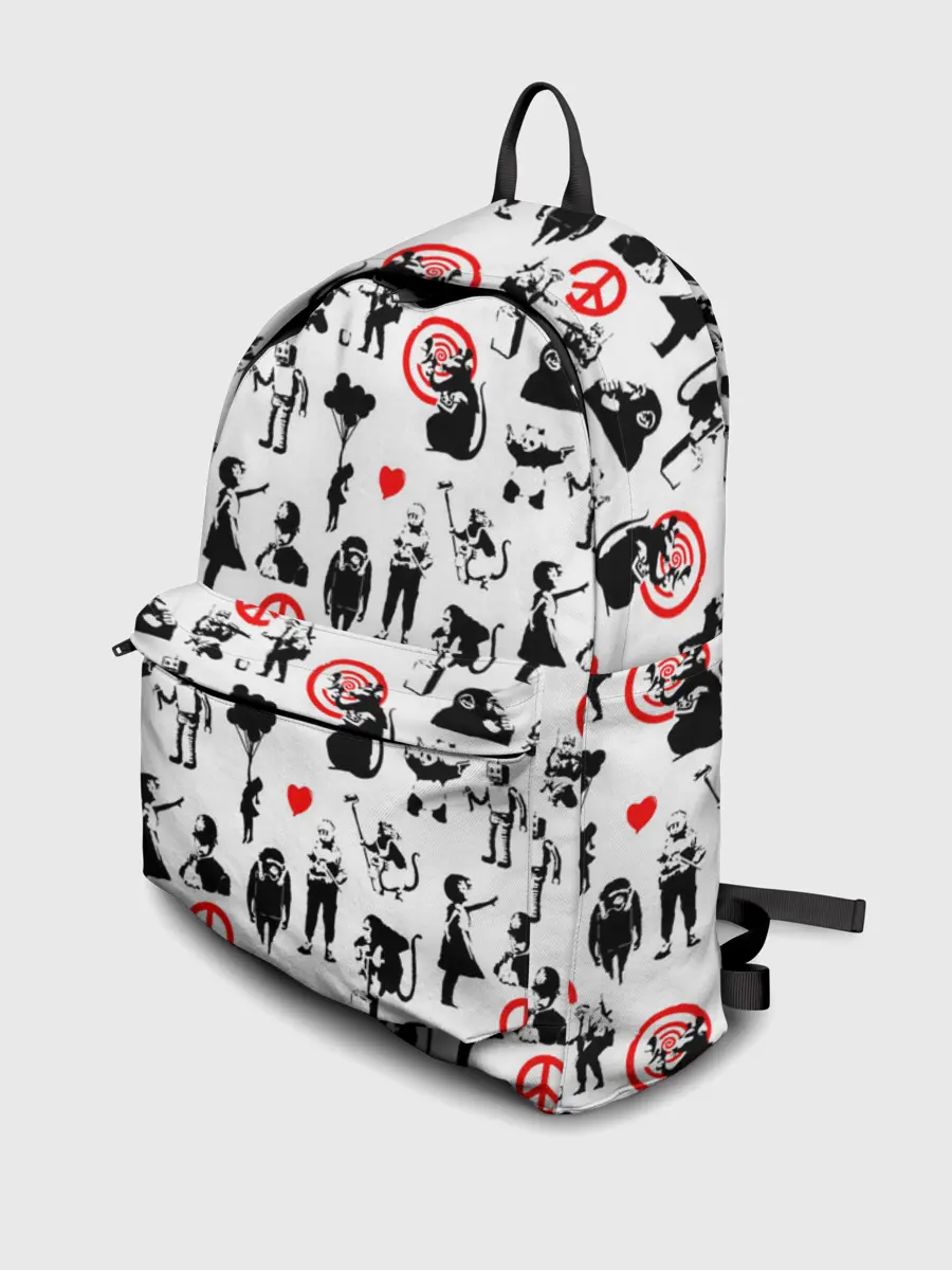 Рюкзак джинсовый / Banksy