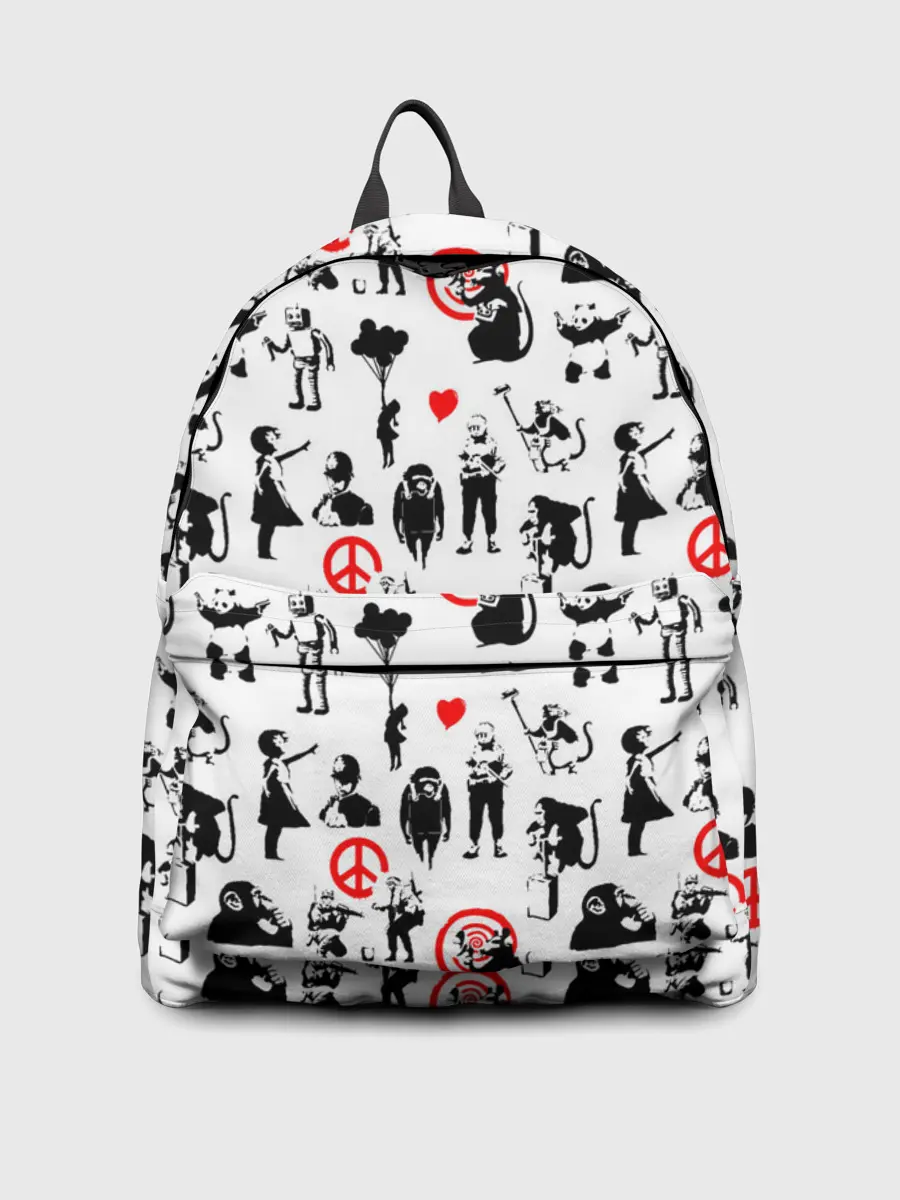 Рюкзак джинсовый / Banksy