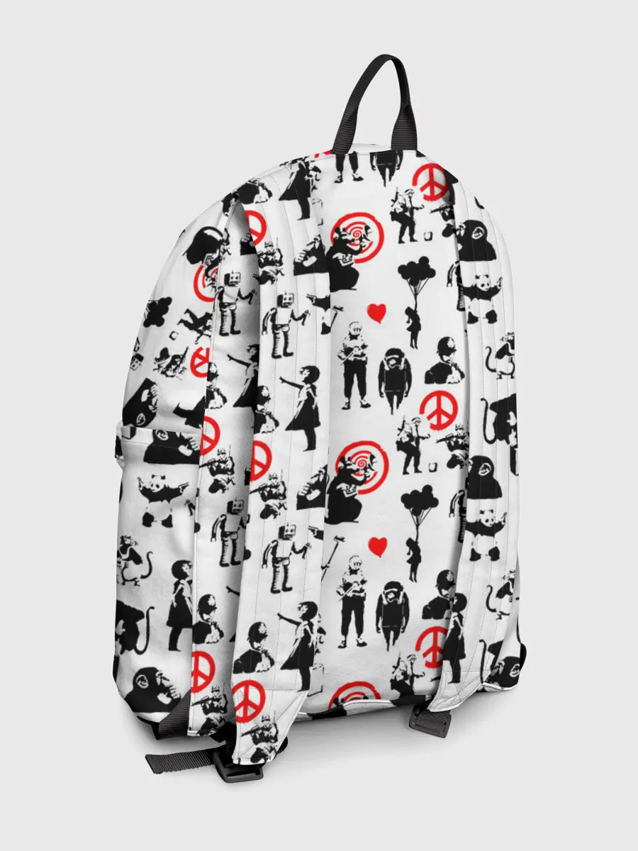 Рюкзак джинсовый / Banksy