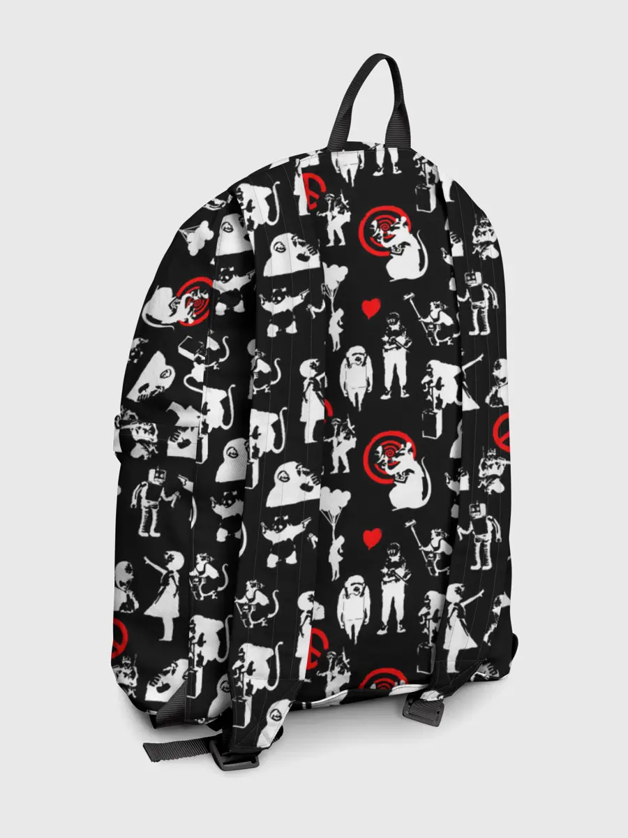 Рюкзак джинсовый / Banksy