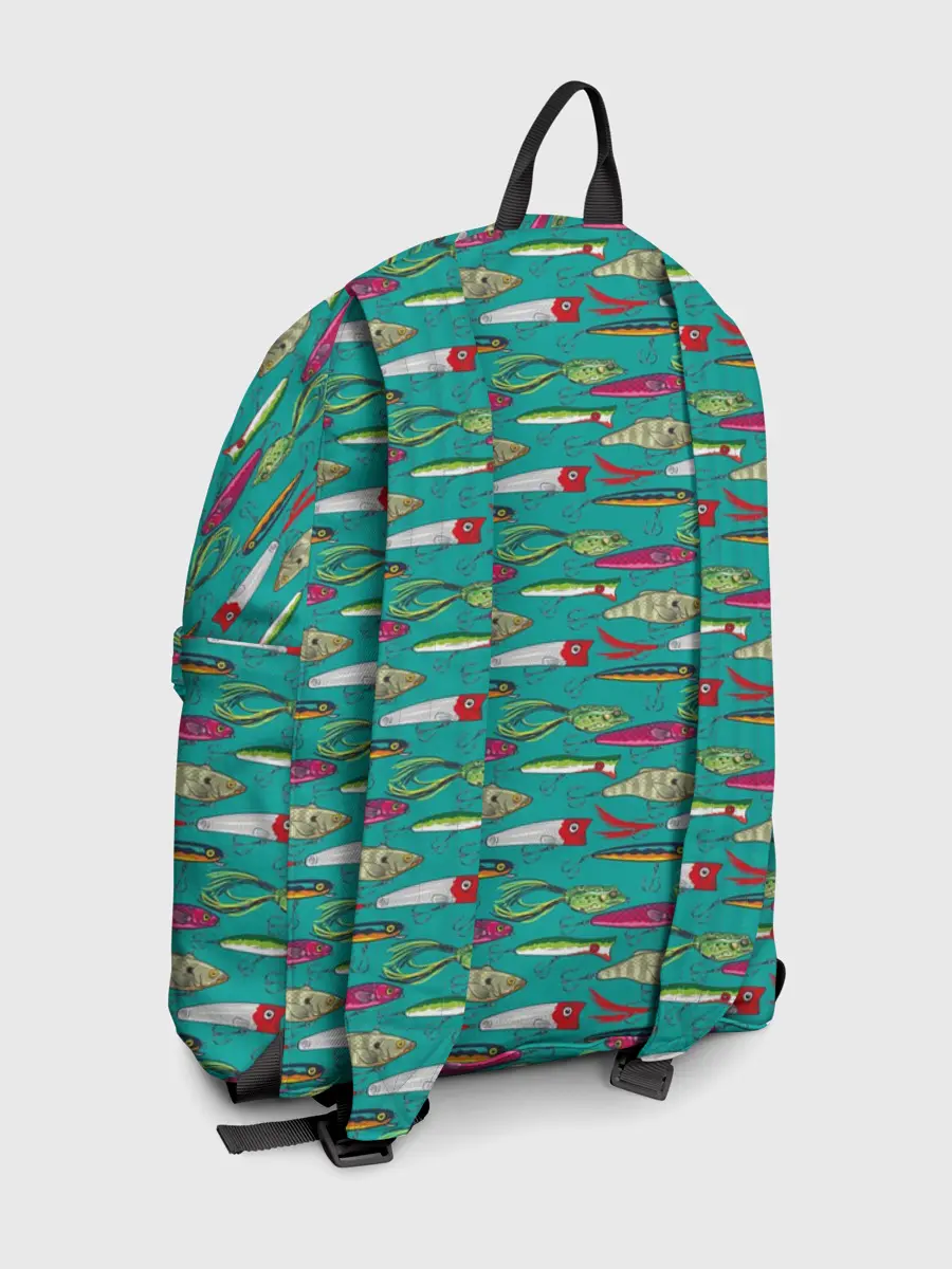 Рюкзак джинсовый / рыбацкие блесна