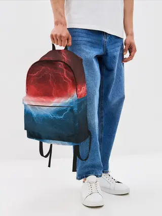 Рюкзак джинсовый / Огонь и лёд