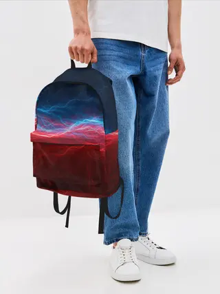 Рюкзак джинсовый / Огонь и лёд