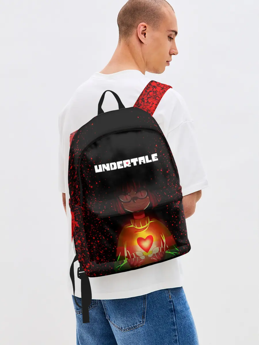 Рюкзак джинсовый / UNDERTALE CHARA