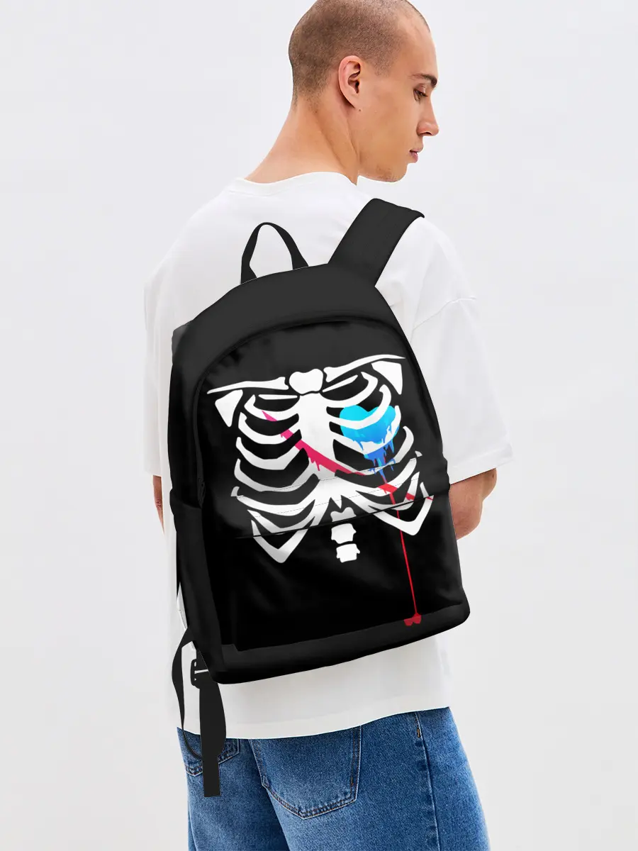 Рюкзак джинсовый / UNDERTALE | АНДЕРТЕЙЛ | САНС