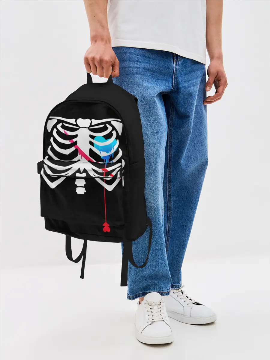 Рюкзак джинсовый / UNDERTALE | АНДЕРТЕЙЛ | САНС