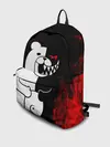 Рюкзак джинсовый / MONOKUMA В ПЛАМЕНИ / МОНОКУМА