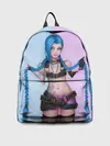 Рюкзак джинсовый / League of Legends Jinx