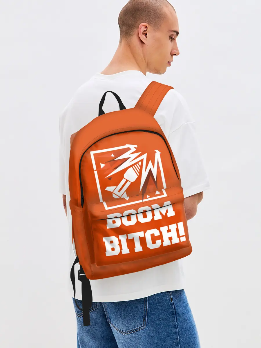 Рюкзак джинсовый / Boom Bitch!