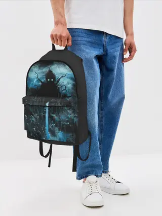 Рюкзак джинсовый / Ктулху