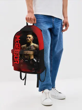 Рюкзак джинсовый / Конор МакГрегор