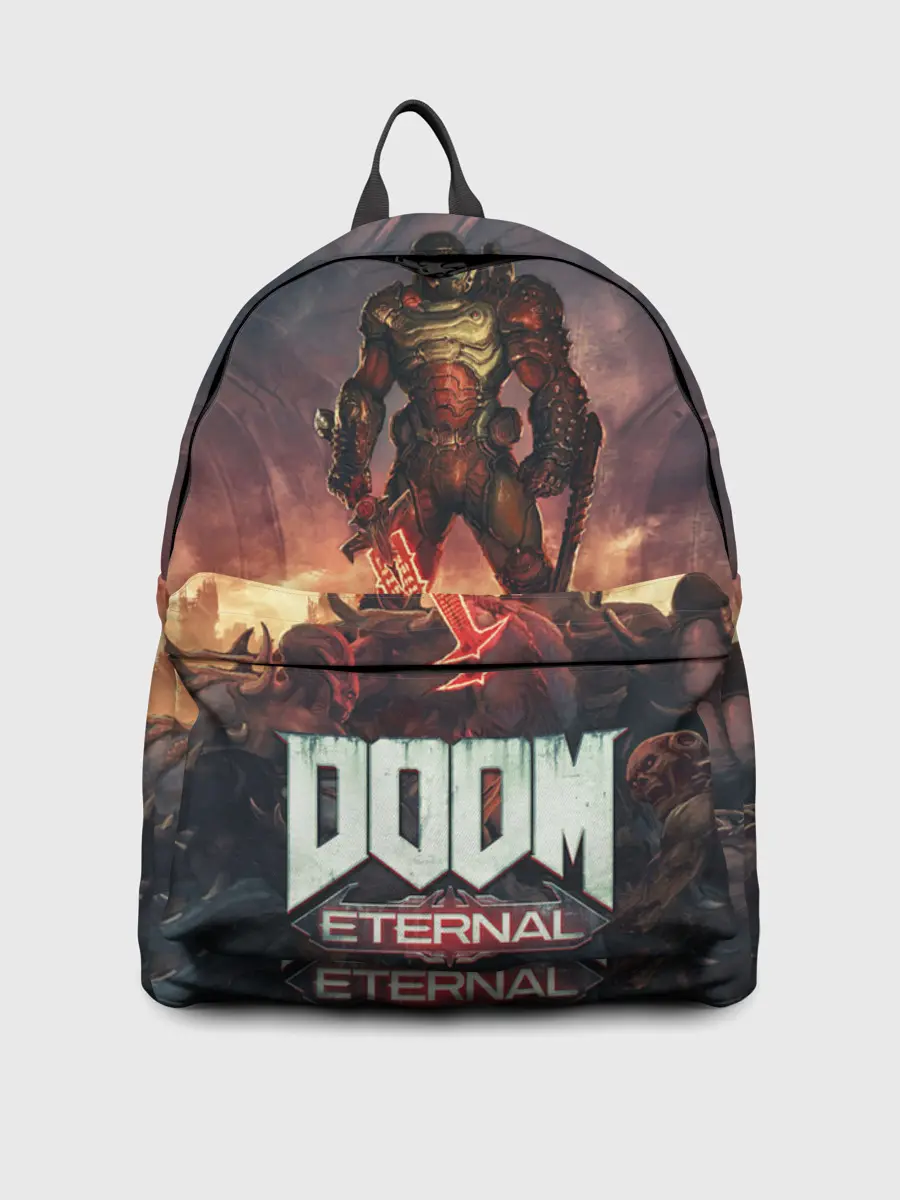 Рюкзак джинсовый / DOOM ETERNAL