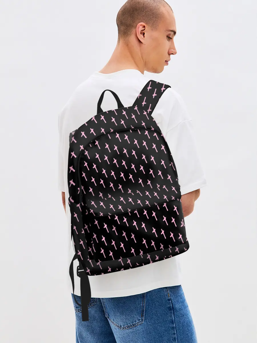 Рюкзак джинсовый / LiL PEEP Pattern