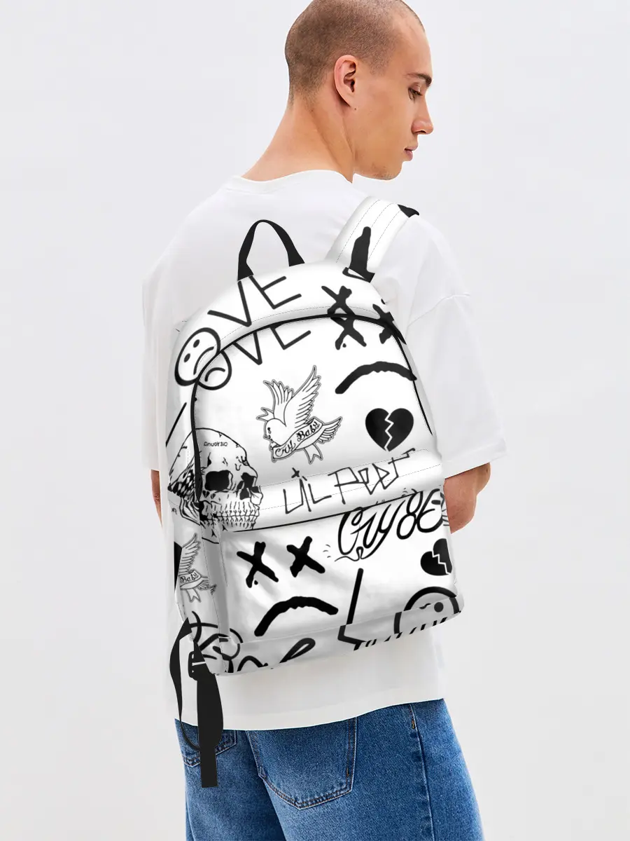 Рюкзак джинсовый / Lil Peep