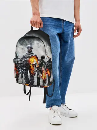 Рюкзак джинсовый / Battlefield | Батлфилд