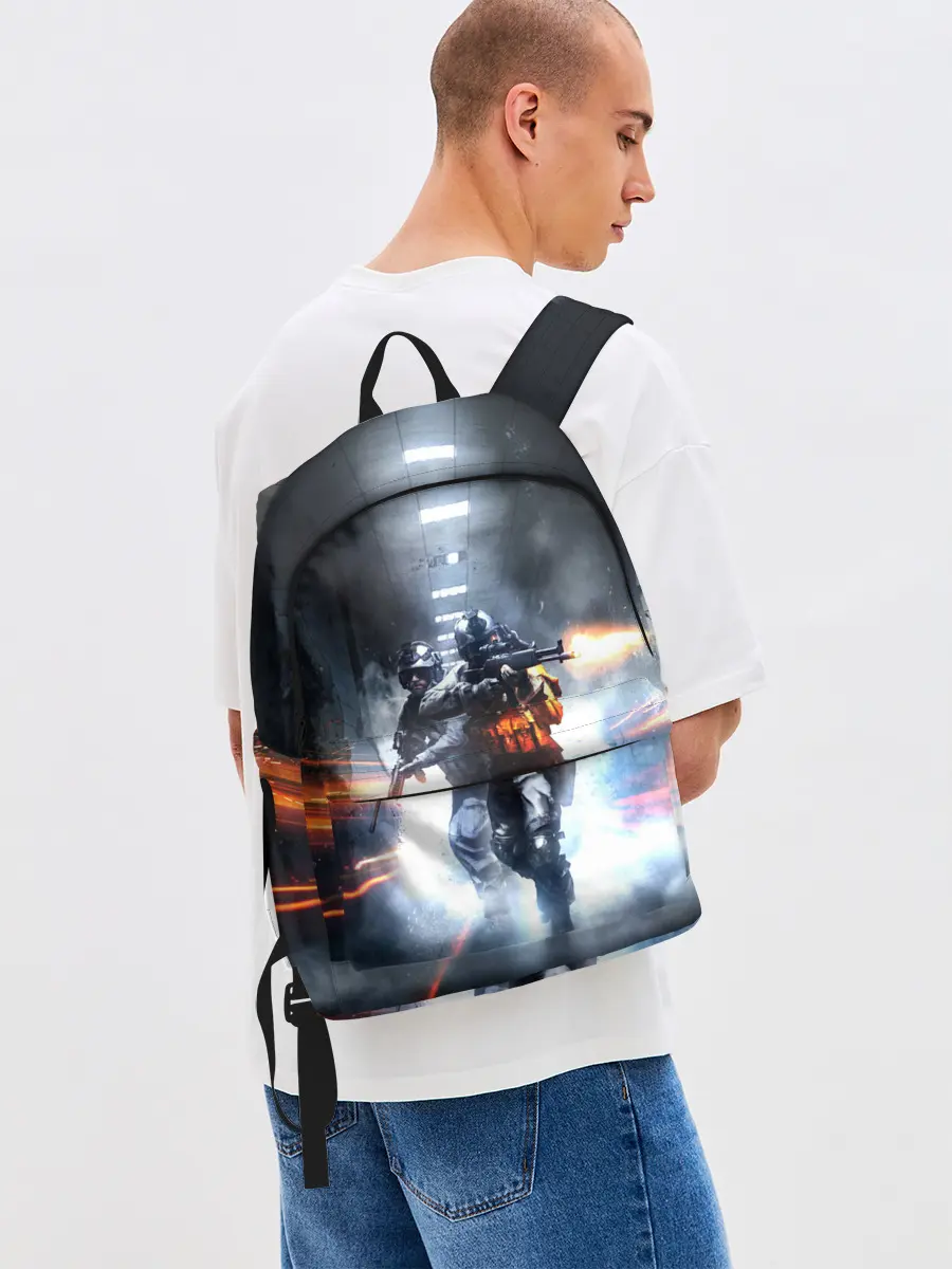 Рюкзак джинсовый / Battlefield