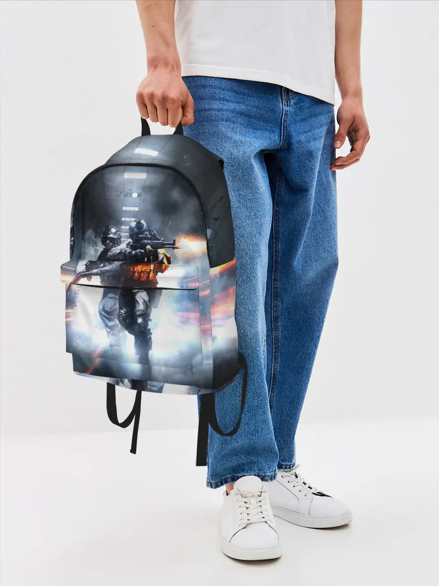 Рюкзак джинсовый / Battlefield