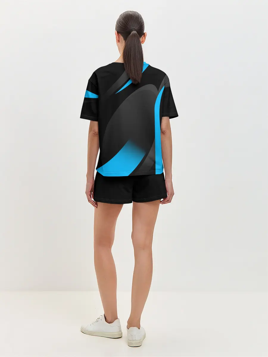 Женская пижама с шортами / SPORT WEAR BLUE