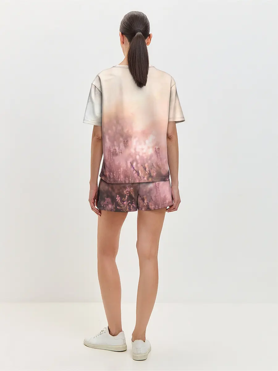 Женская пижама с шортами / Красивый Волк