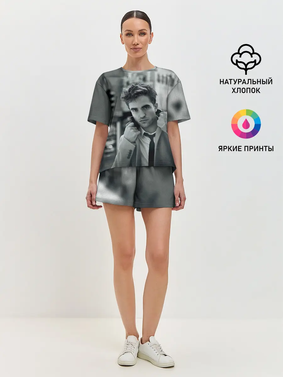 Женская пижама с шортами / Роберт Паттинсон