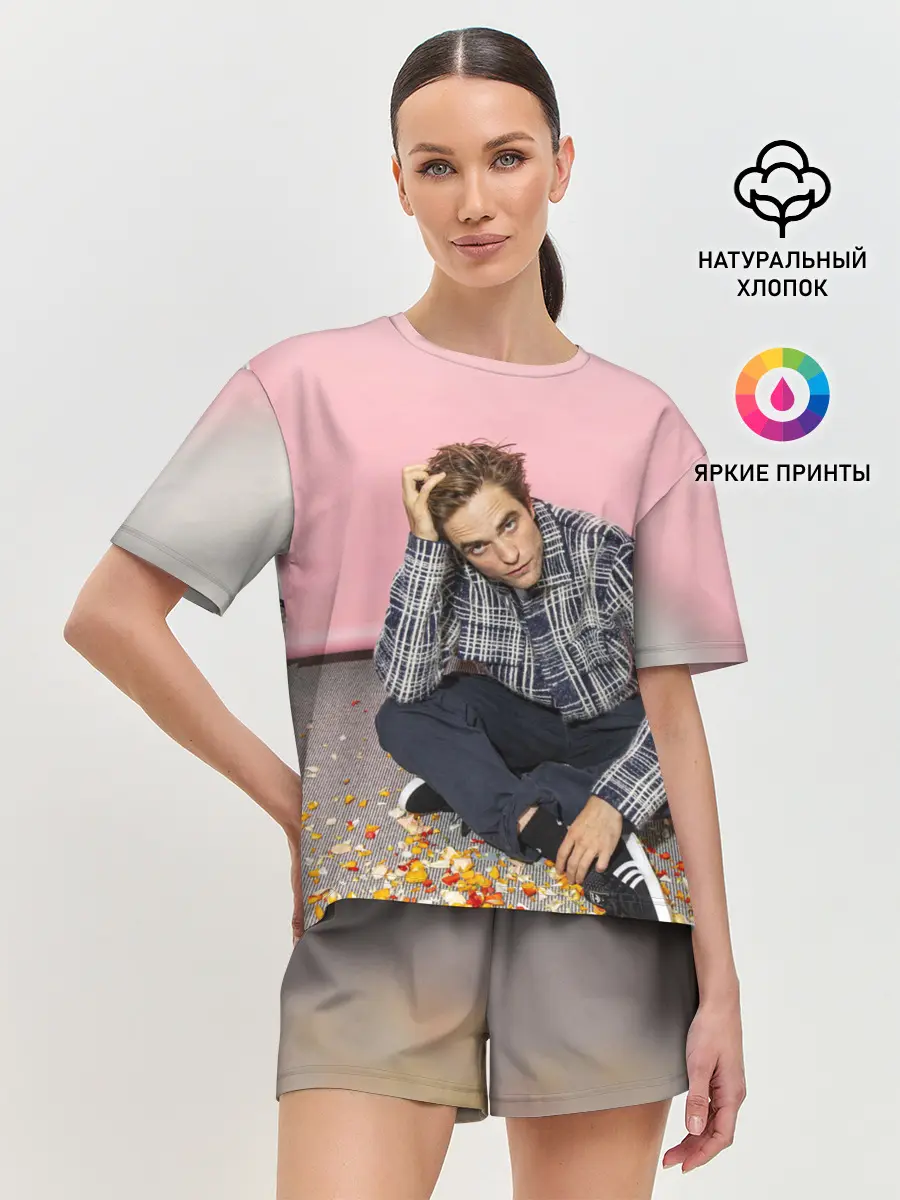 Женская пижама с шортами / Роберт Паттинсон