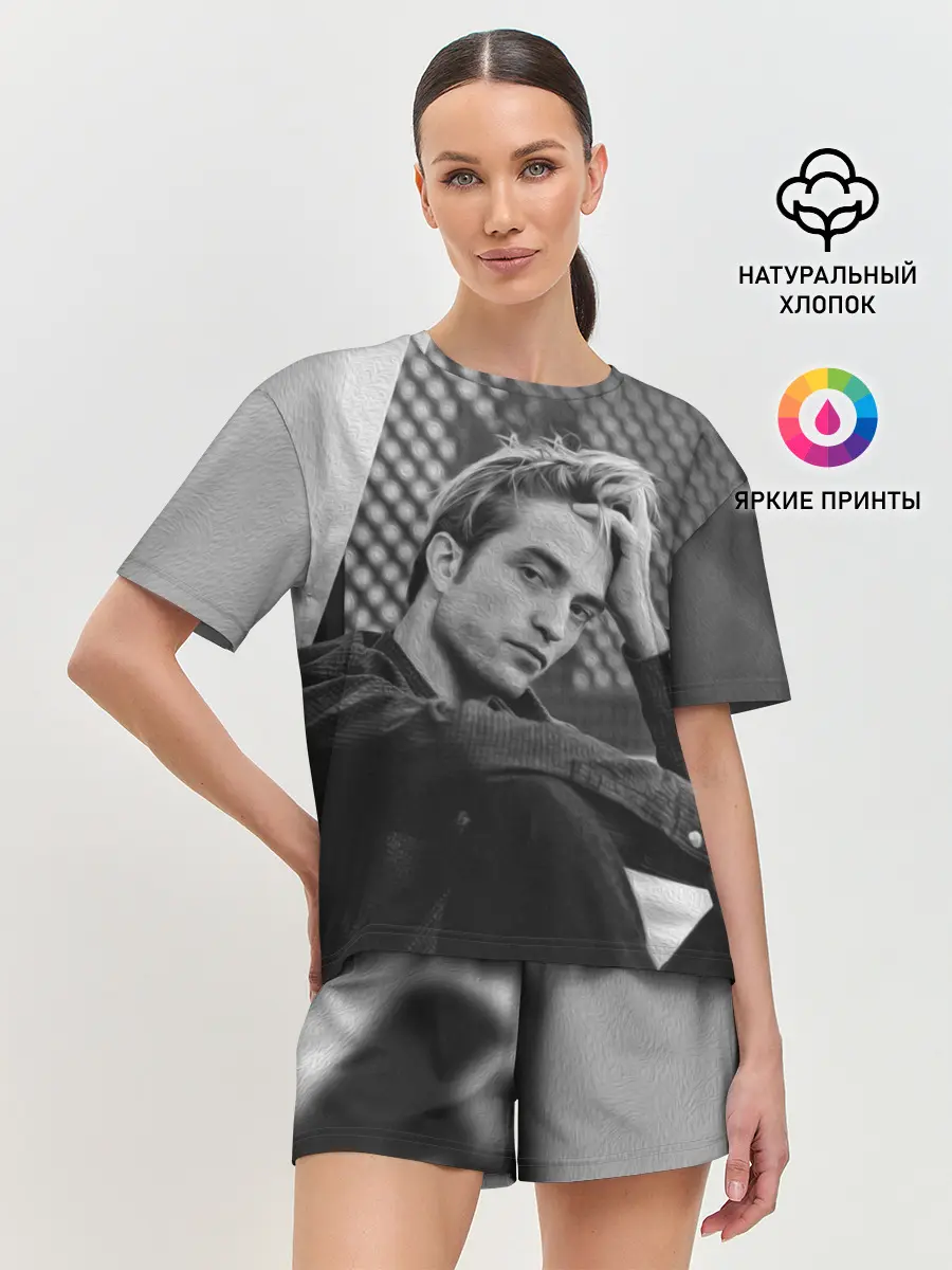 Женская пижама с шортами / Роберт Паттинсон