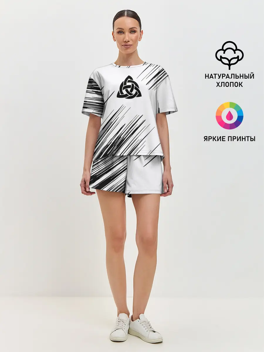 Женская пижама с шортами / Символика Скандинавов