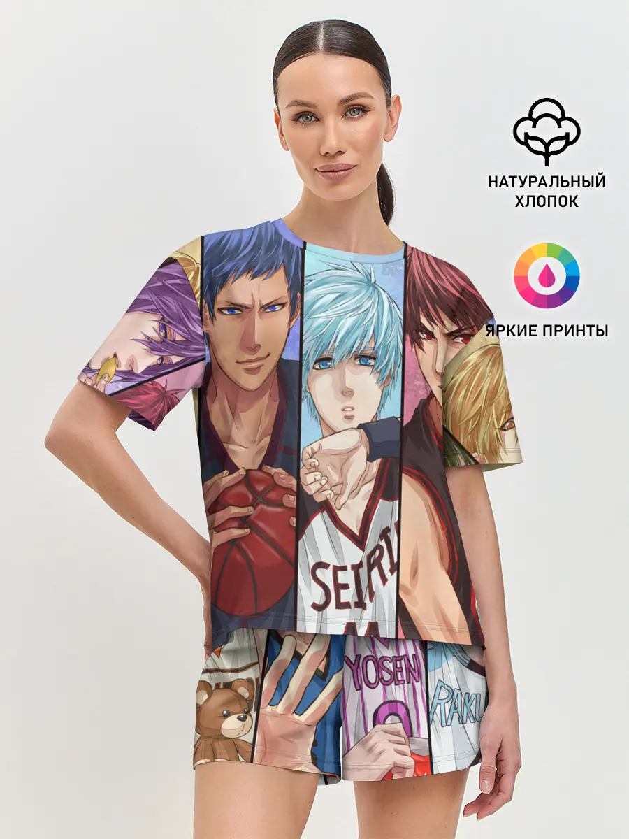 Женская пижама с шортами / Kurokos Basketball