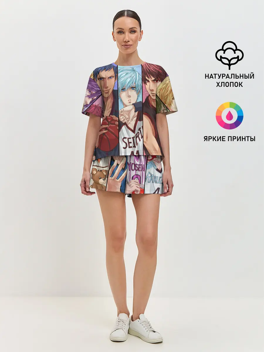 Женская пижама с шортами / Kurokos Basketball