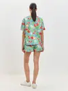Женская пижама с шортами / Яркое лето