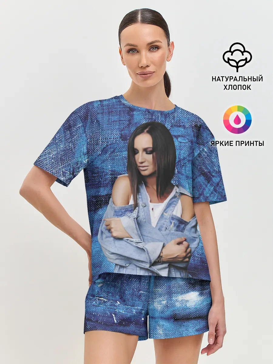 Женская пижама с шортами / Olga Buzova