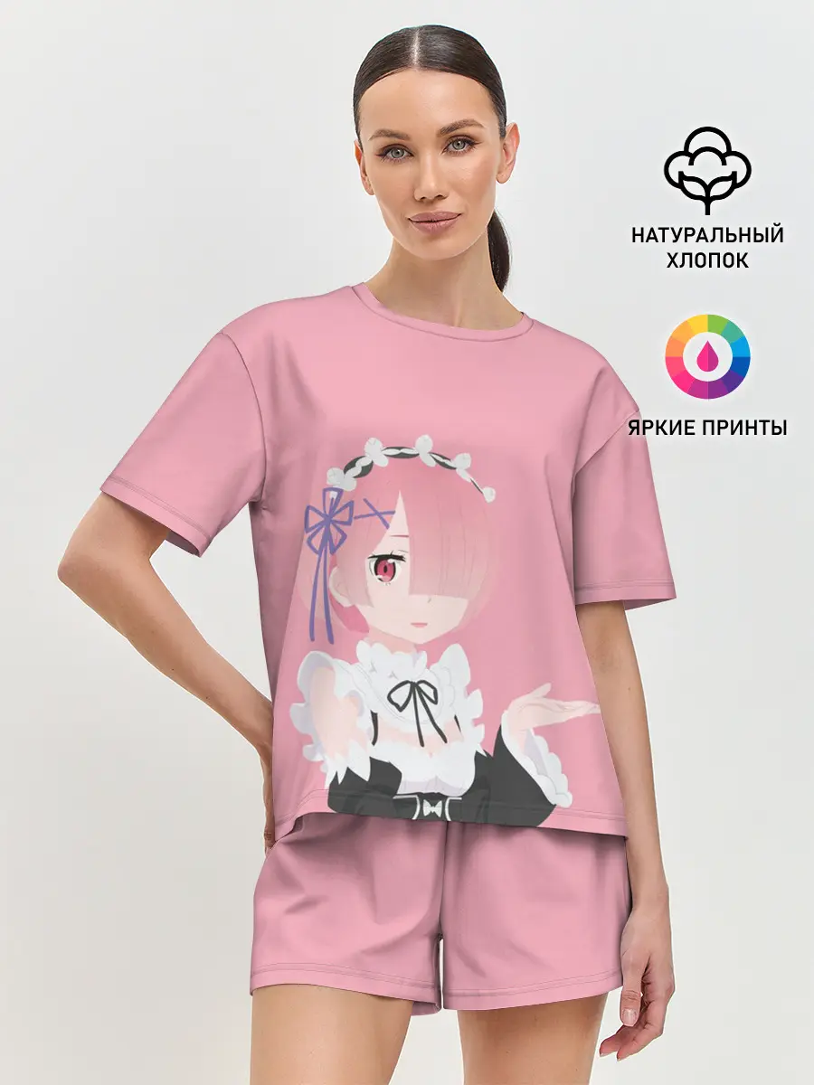 Женская пижама с шортами / Рам