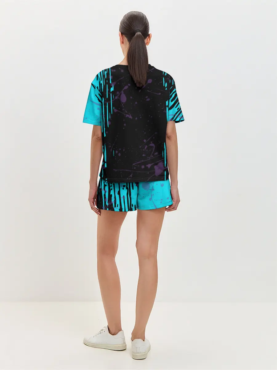 Женская пижама с шортами / FORTNITE MARSHMELLO.