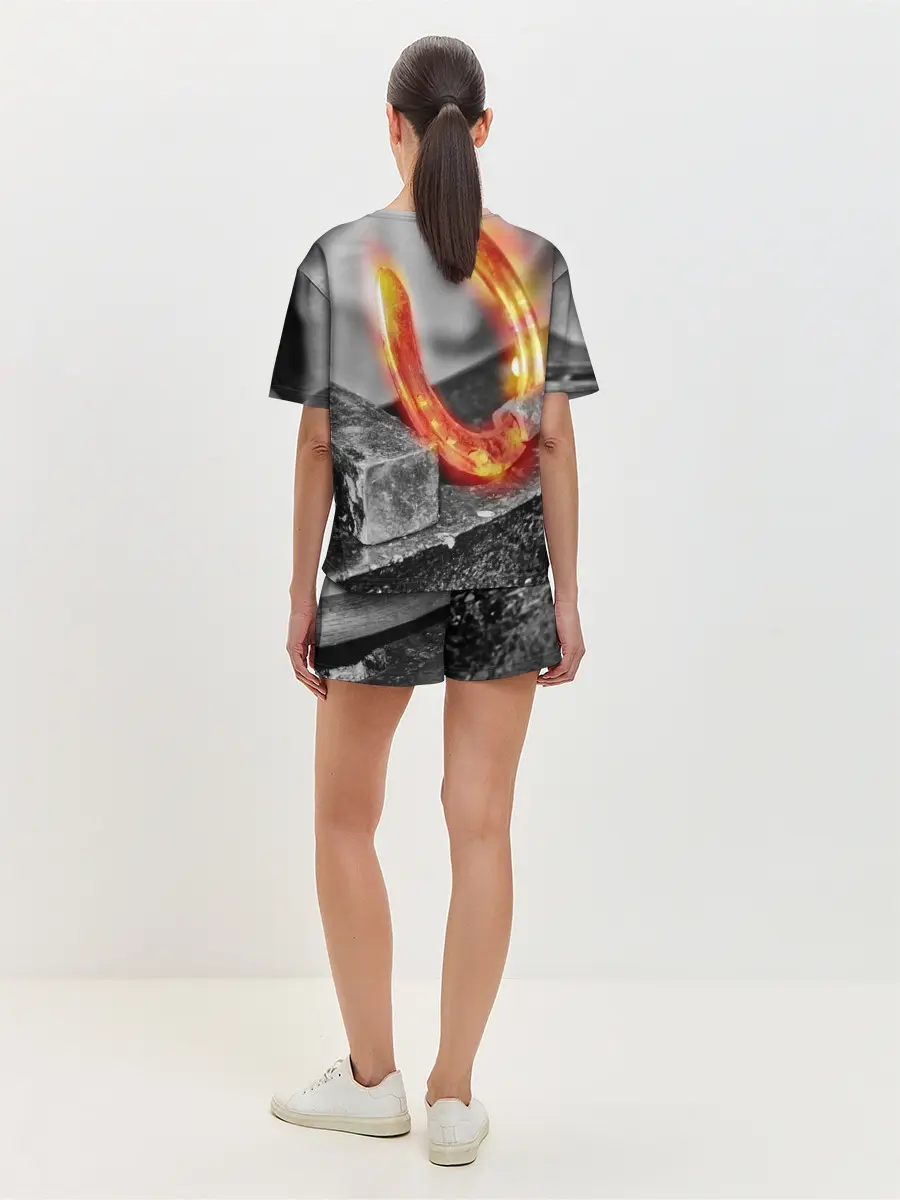 Женская пижама с шортами / Подкова