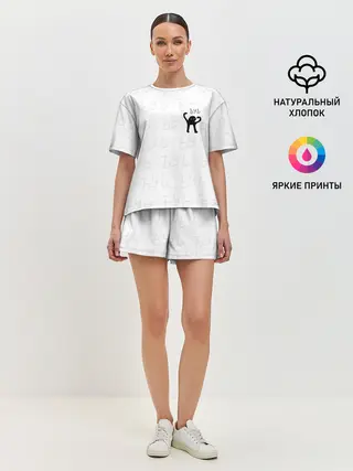 Женская пижама с шортами / ЪУЪ СЪУКА