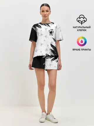 Женская пижама с шортами / ЪУЪ СЪУКА