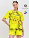 Женская пижама с шортами / Pikachu Pika Pika