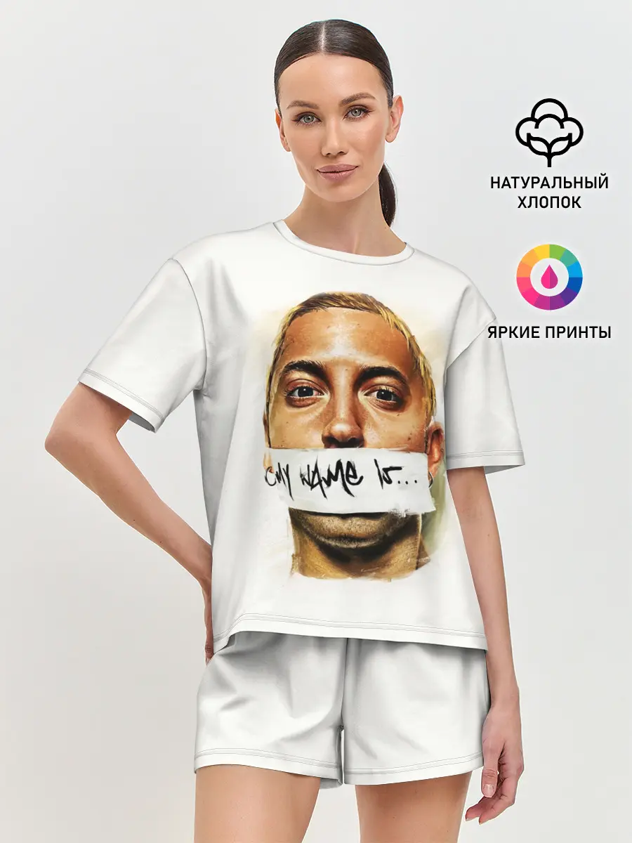 Женская пижама с шортами / EMINEM