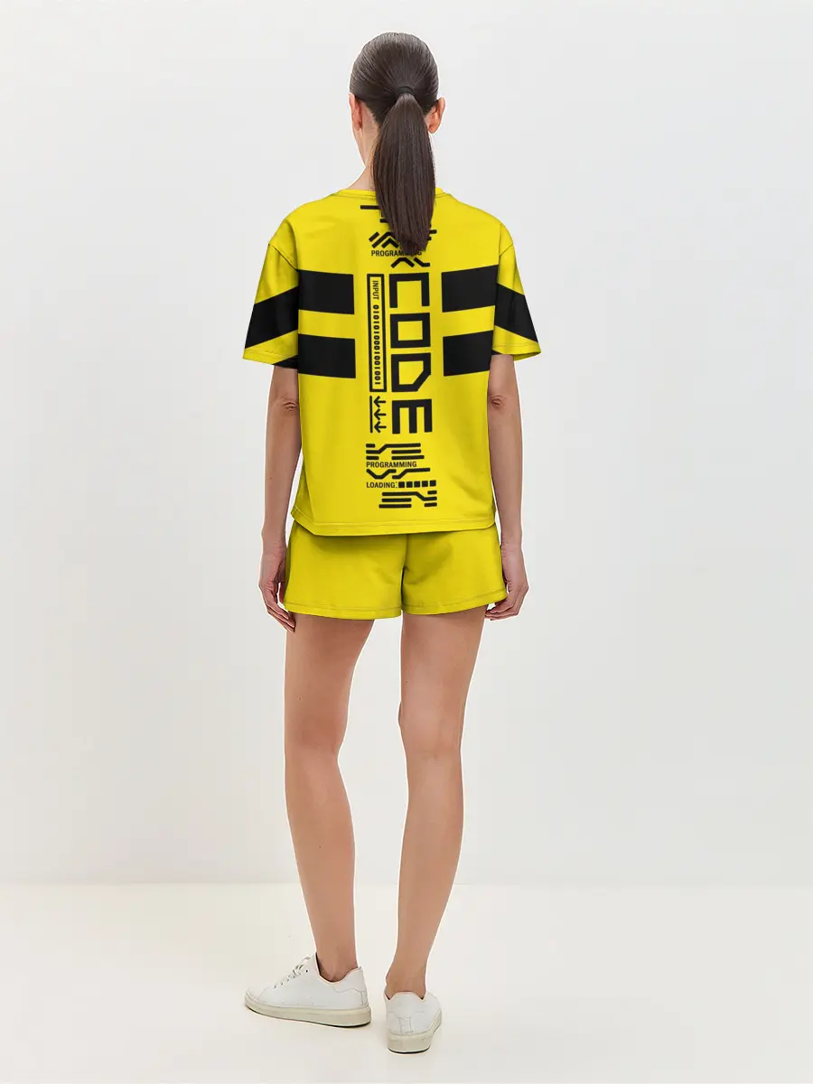 Женская пижама с шортами / КОД,программирование,code