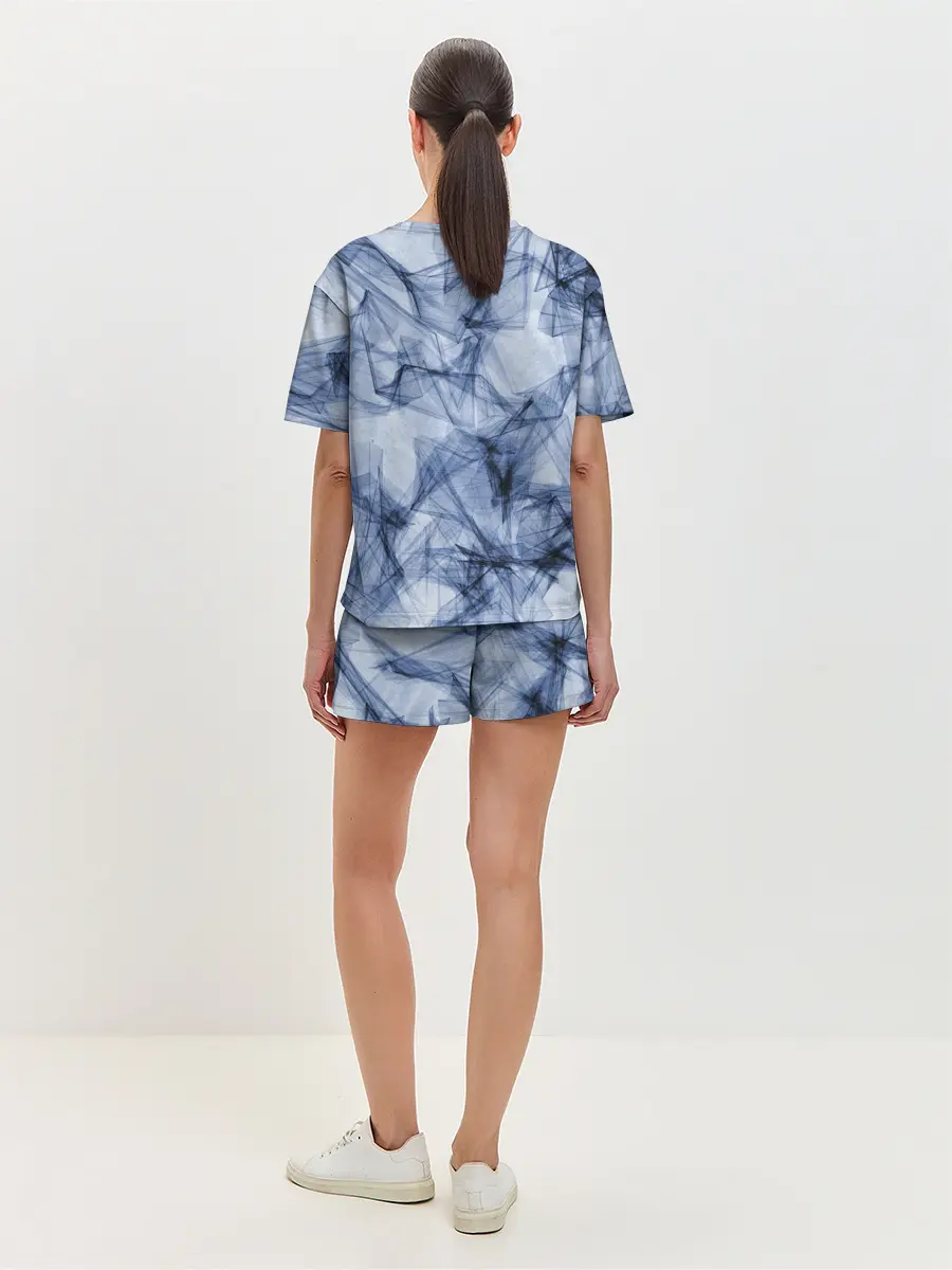 Женская пижама с шортами / Текстура.
