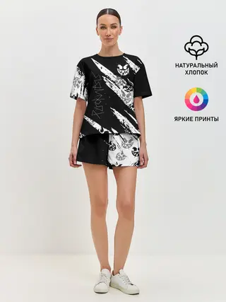 Женская пижама с шортами / PYROKINESIS.