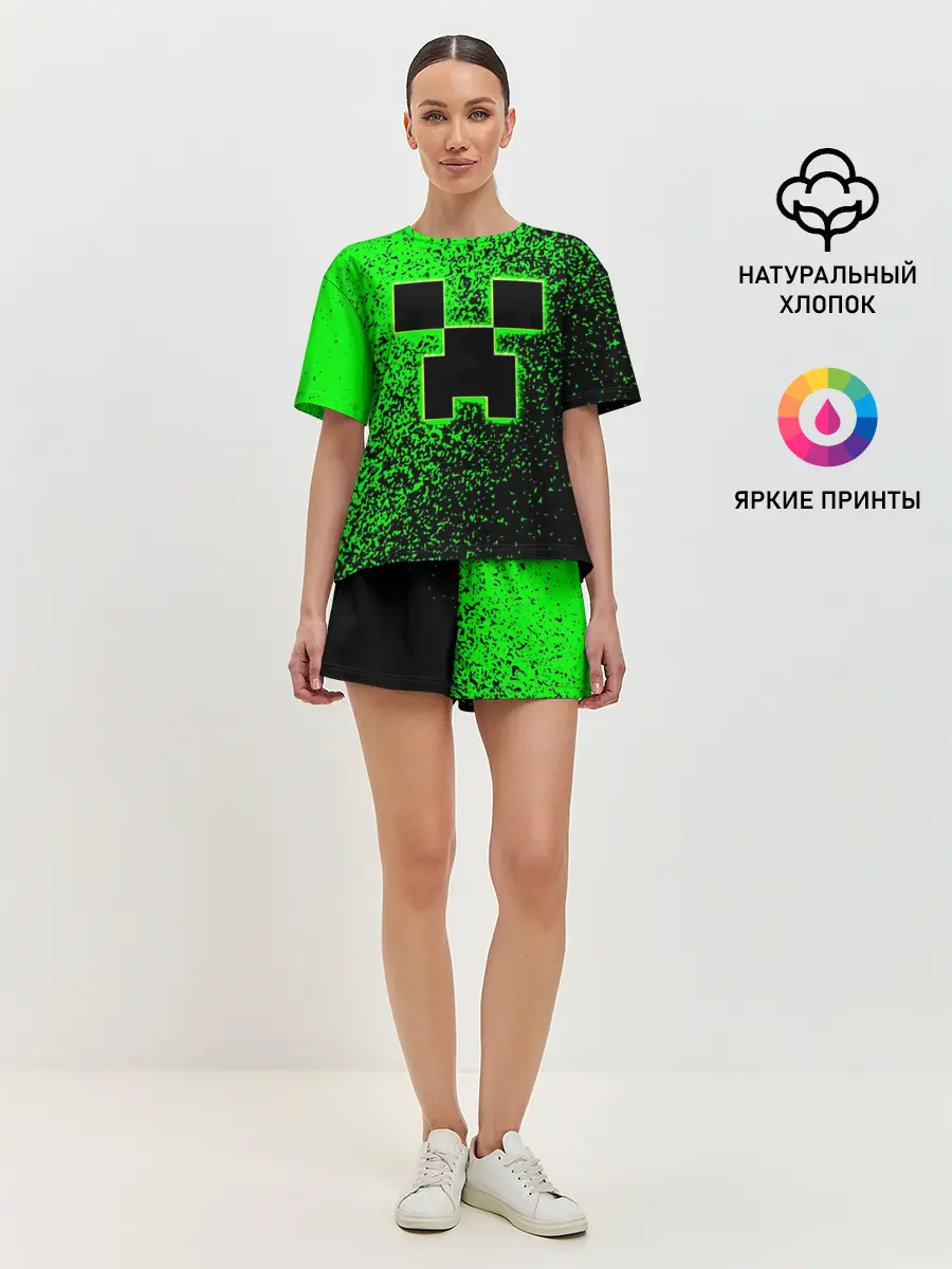 Женская пижама с шортами / MINECRAFT