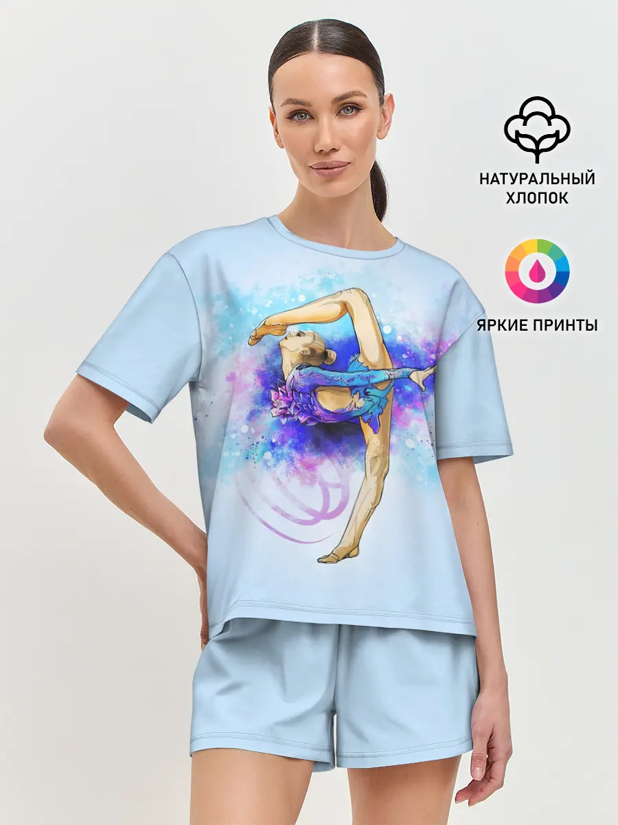 Женская пижама с шортами / Художественная гимнастика