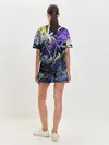 Женская пижама с шортами / Gasoline stains abstraction