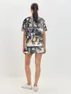 Женская пижама с шортами / Gasoline stains abstraction