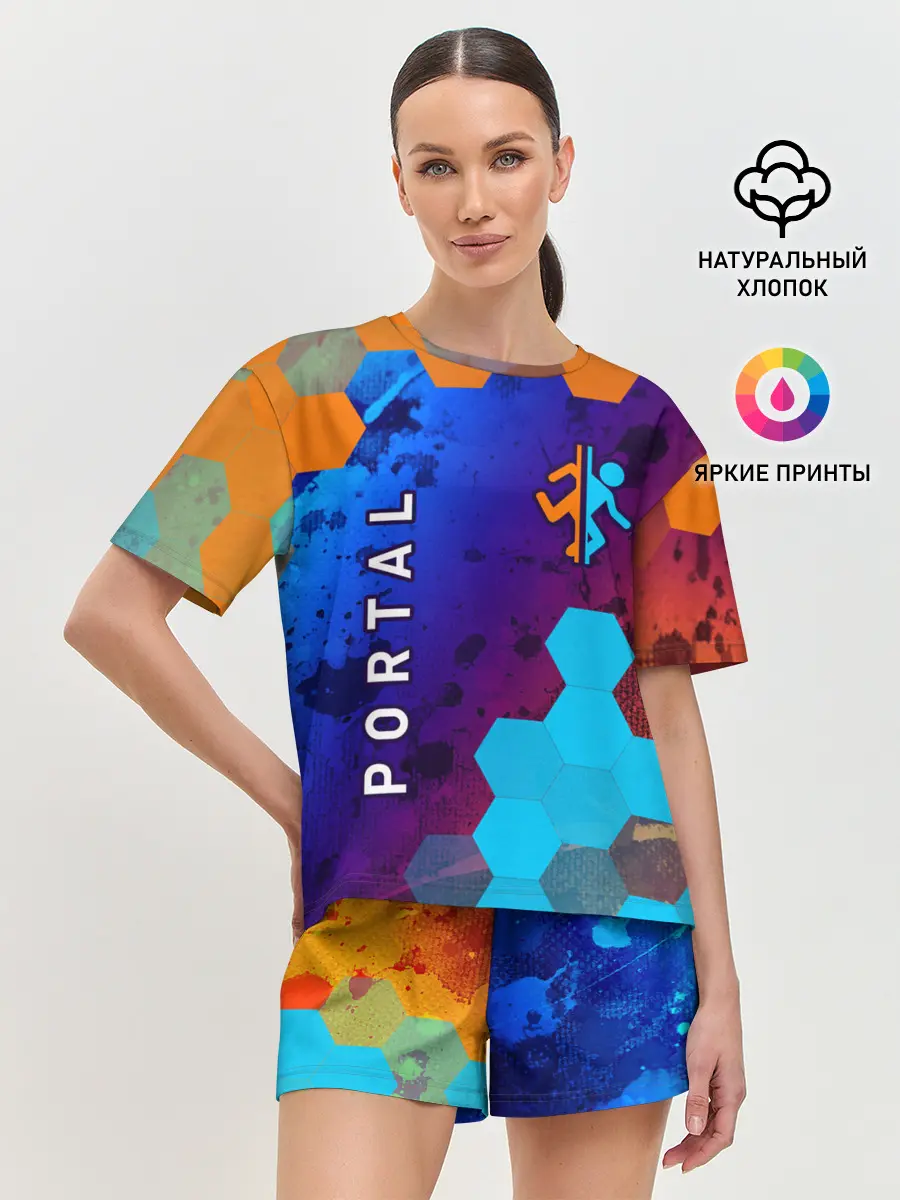 Женская пижама с шортами / PORTAL / ПОРТАЛ