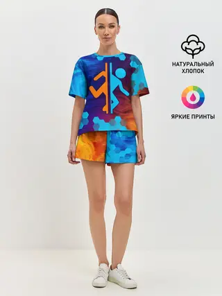 Женская пижама с шортами / PORTAL / ПОРТАЛ